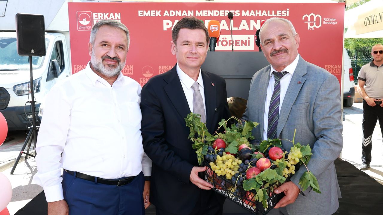 Bursa'da yeni pazar alanı ile alışveriş kolaylaşıyor