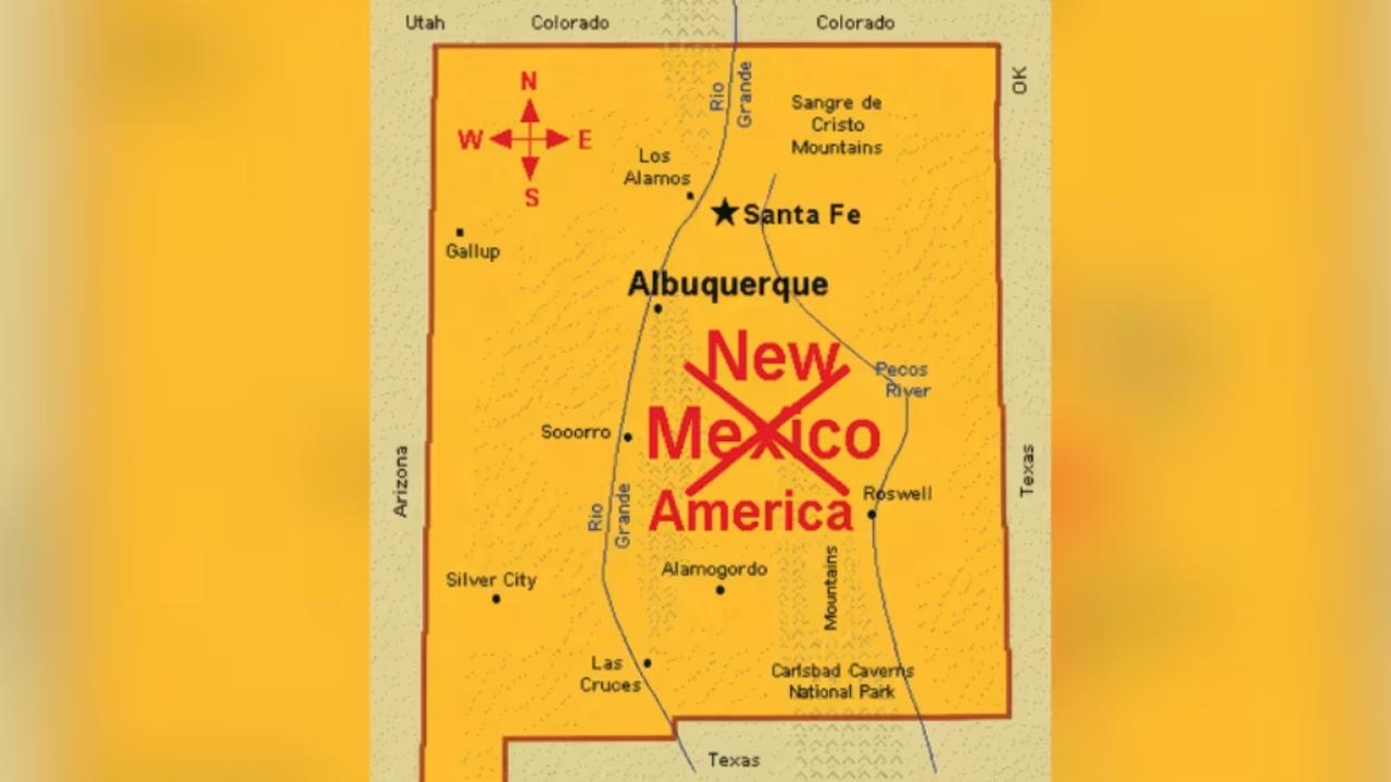 New Mexico Valisi Grisham, Trump'ın "New America" paylaşımına tepki gösterdi
