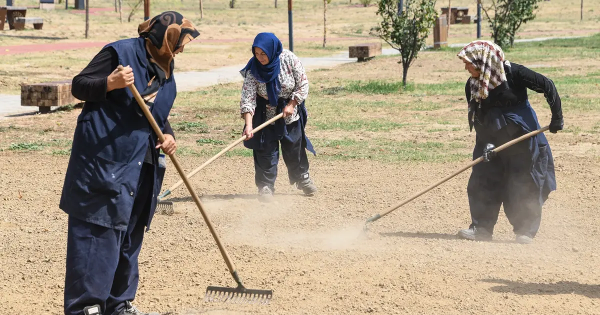Osmangazi Belediyesi, Soğanlı Millet Parkı'nda yeşil dokuyu artırdı