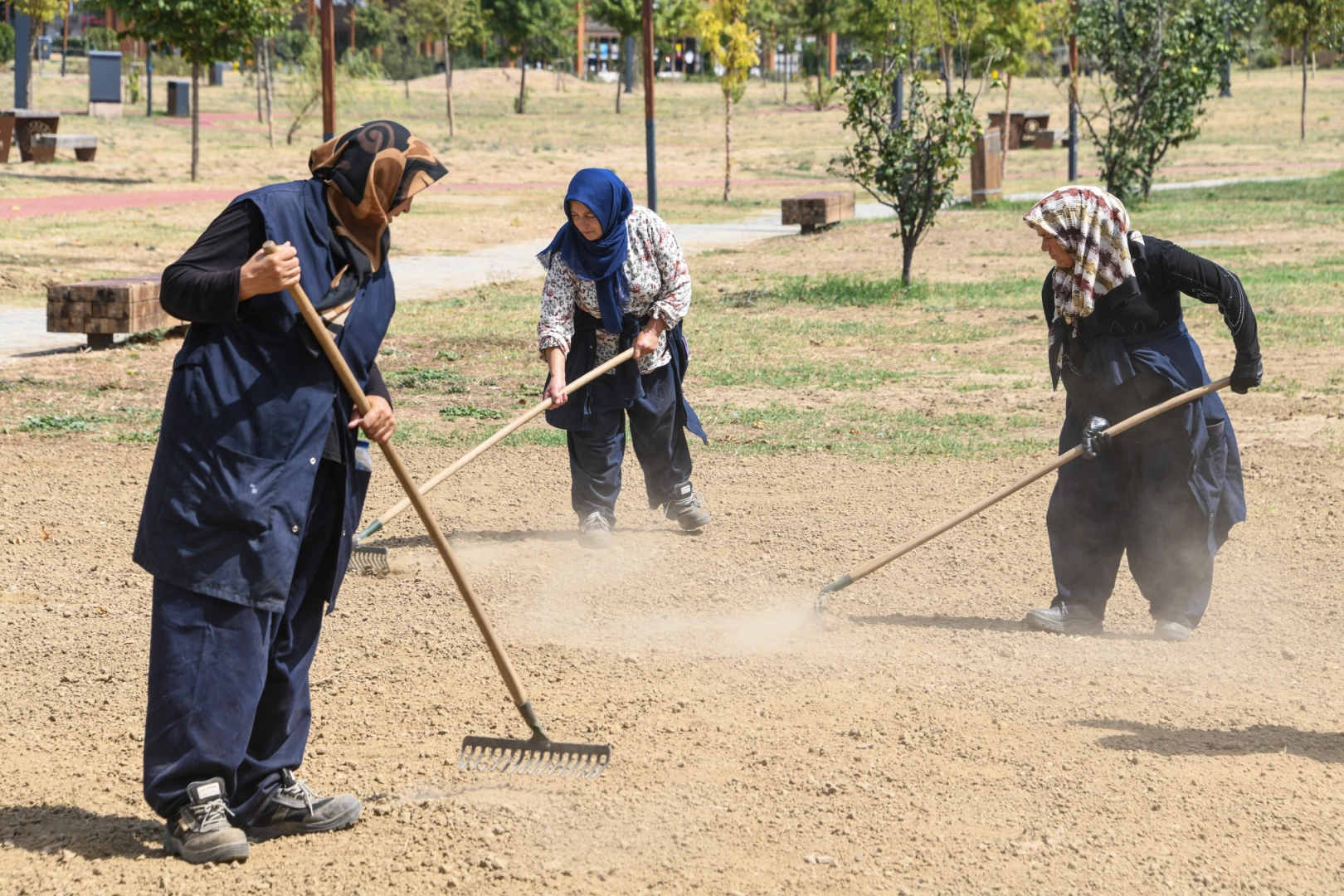 Osmangazi Belediyesi, Soğanlı Millet Parkı'nda yeşil dokuyu artırdı