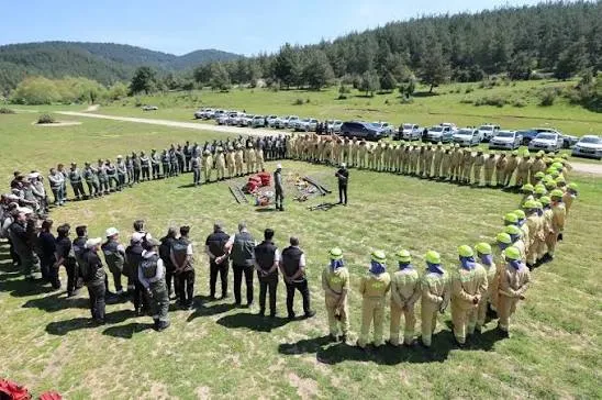 Bursa Büyükşehir Belediyesi, orman yangınlarına karşı tatbikat düzenledi