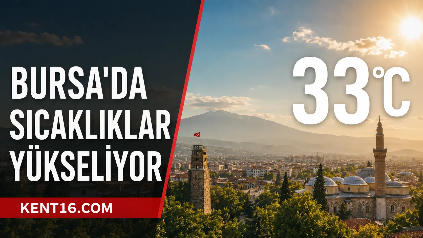 Bursa’da yaz yeniden etkisini artırıyor: Termometreler 33 dereceyi görecek