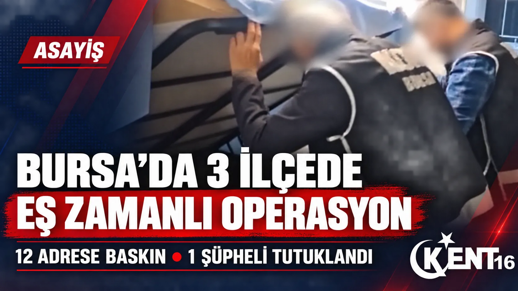 Bursa’da 3 ilçede eş zamanlı operasyon: 12 adrese baskın, 1 tutuklama Bursa’da 3 ilçede eş zamanlı operasyon: 12 adrese baskın, 1 tutuklama