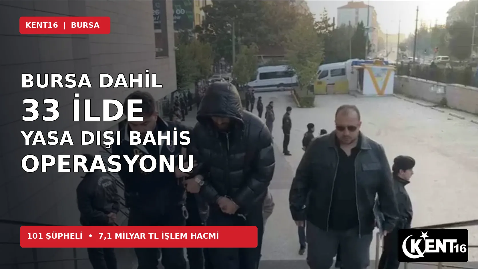 Bursa dahil 33 ilde yasa dışı bahis operasyonu: 101 şüpheli adliyeye sevk edildi