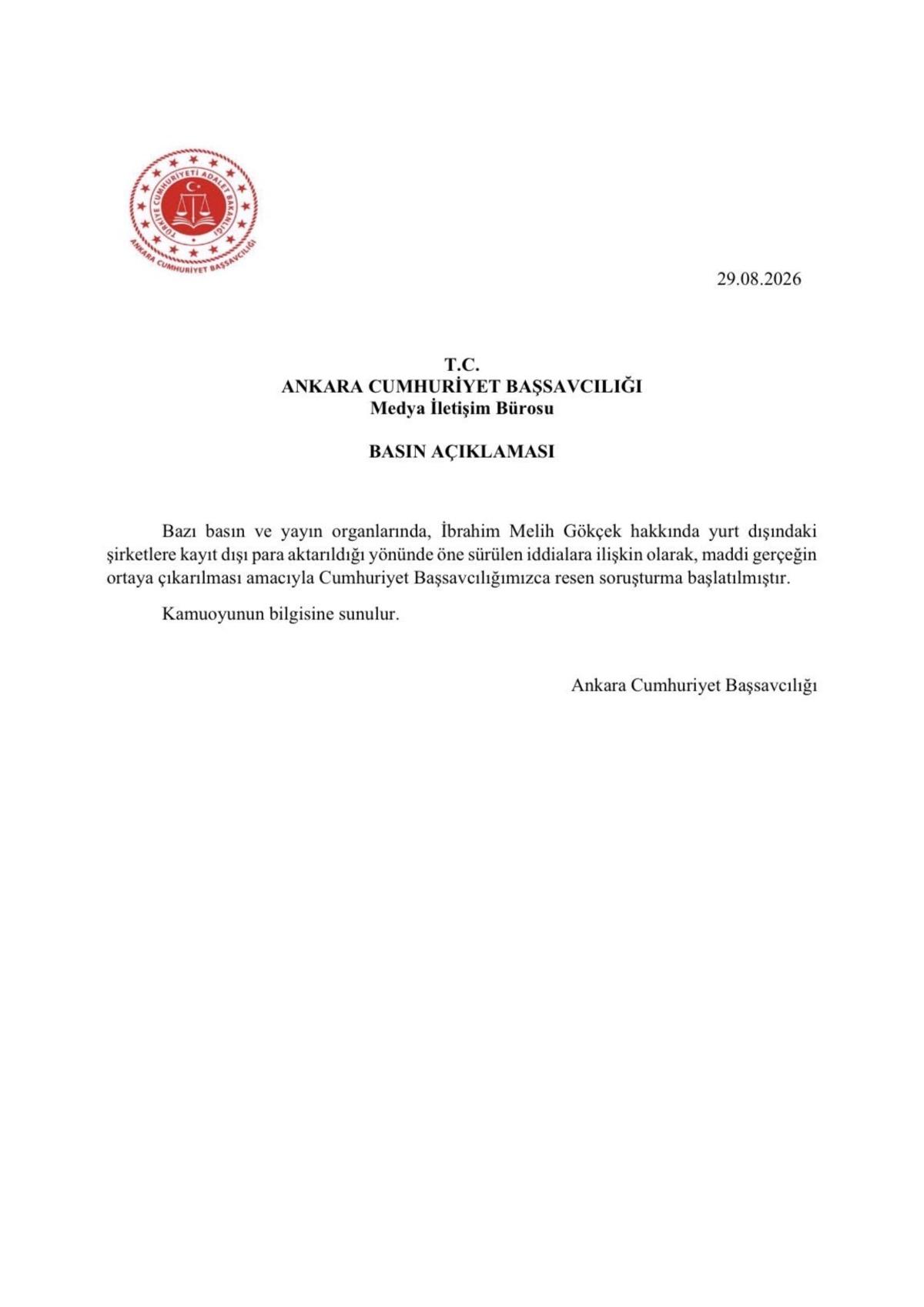 Melih Gökçek Hakkında Almanya'daki Ticari Faaliyetleri Nedeniyle Resmi Soruşturma Başlatıldı