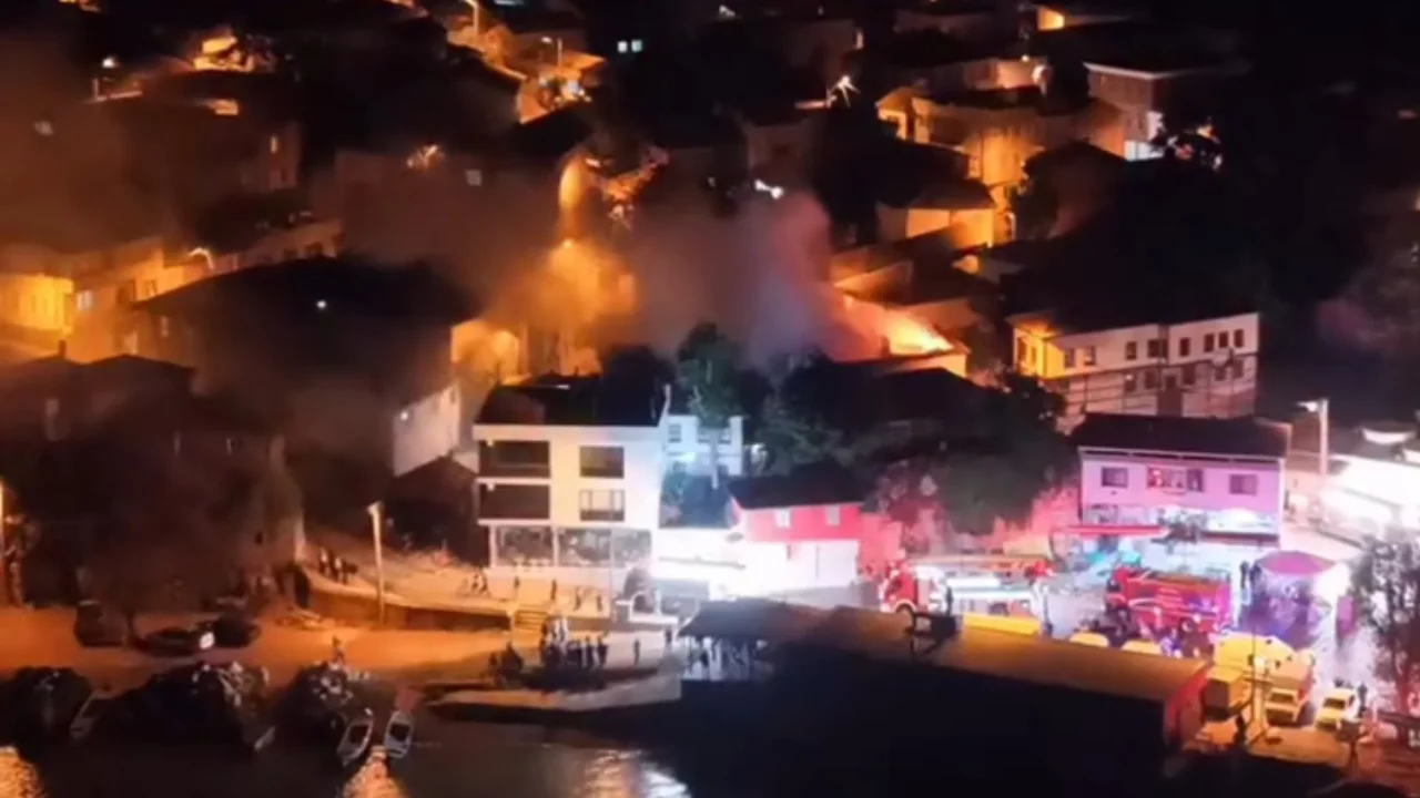Bursa Gölyazı’da başkanın evinde yangın paniği