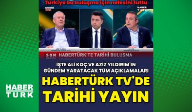 Ali Koç ve Aziz Yıldırım Habertürk TV’de buluştu! – Fenerbahçe Haberleri