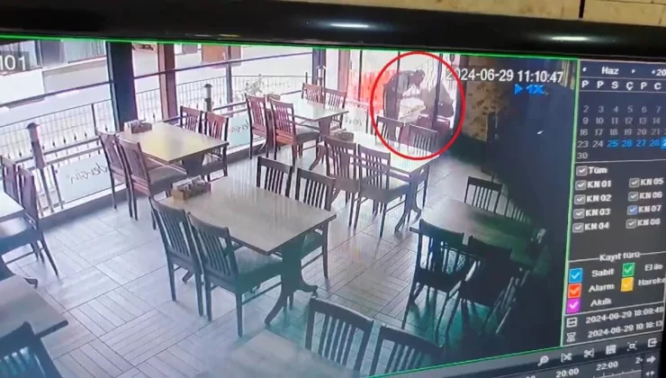 Bursa’da Restoranın Önünde Meşrubat Hırsızlığı
